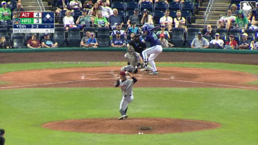 Benny Montgomery homers (6) on a line drive to right center field. Roc Riggio scores.