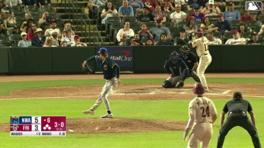 Max Wagner walks. Keyber Rodriguez scores. Ian Moller to 3rd. Keith Jones II to 2nd.