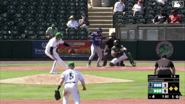 Carlos Colmenarez singles on a soft bunt ground ball to pitcher Hans Crouse. Tony Santa Maria scores. Justyn-Henry Malloy to 2nd.