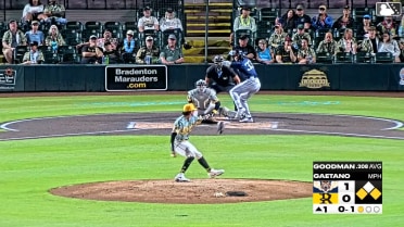 Yonleg Gaetano In play, out(s) to Jack Goodman