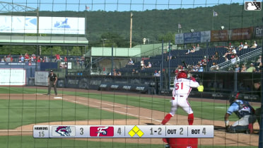 Pedro León hit by pitch. Raider Tello scores. Bryan Rincon to 3rd. Dante Nori to 2nd.