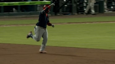 Leo Bernal's first Triple-A home run