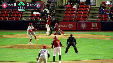 Tommy Hopfe out on a sacrifice fly to center fielder Alexis Hernandez. Ethan Hedges scores. Kelvin Hidalgo to 3rd. Kevin Fitzer to 2nd.