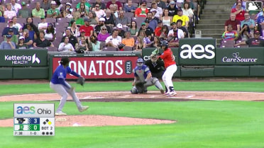 Esmith Pineda homers (2) on a fly ball to left field. Jacob Friend scores.