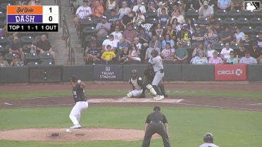 Nicandro Aybar reaches on a fielder's choice. Ryan Cermak scores. Narciso Polanco to 3rd. Ryan McCoy to 2nd.