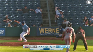 Robert Moore homers (10) on a fly ball to left field. Bryan De La Cruz scores. Christian Cairo scores.
