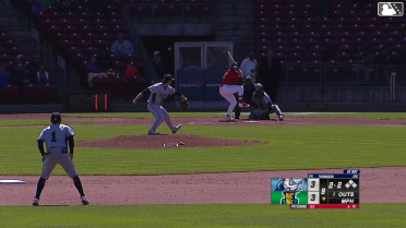 Jay Thomason homers (2) on a fly ball to right center field.