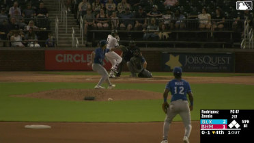 Samuel Zavala homers (6) on a fly ball to left field.