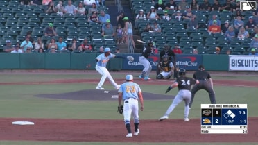 Jesús Made doubles (6) on a line drive to left fielder Kamren James. Matthew Wood scores. Mark Coley II to 3rd.