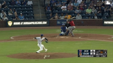 Jesús Bastidas homers (1) on a fly ball to left field. Matthew Etzel scores.