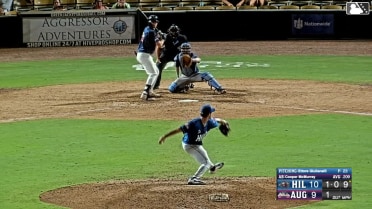 Cooper McMurray singles on a ground ball to second baseman Yaikel Mijares. Juan Mateo scores. Joe Olsavsky to 3rd. Michael Martinez to 2nd.