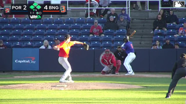 D'Andre Smith doubles (4) on a line drive to left fielder Caden Rose. Chris Suero scores. Jacob Reimer scores. Eli Serrano III to 3rd.