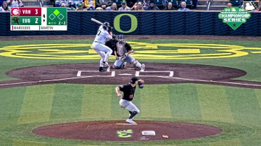Walker Martin doubles (2) on a line drive to left fielder Austin Smith. Cam Maldonado scores.