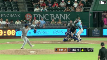 Kemp Alderman homers (13) on a fly ball to right center field. Johnny Olmstead scores.