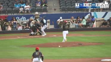Mike Sirota's solo homer extends on-base streak