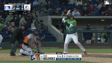 Michael Kelly In play, run(s) to Ivan Melendez