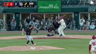Carter Kieboom out on a sacrifice fly to center fielder Christian Franklin. Otto Kemp scores.