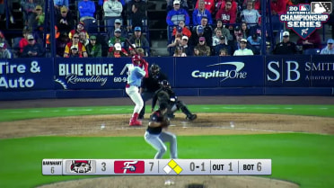 Bryan Rincon singles on a ground ball to left fielder Chris Meyers. Pedro León scores. Bryson Ware to 2nd.