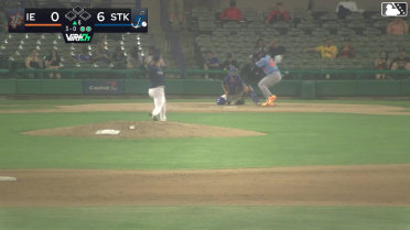 Cesar Quintas homers (4) on a fly ball to left center field.