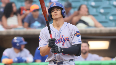 Voit Collects Two Hits, But Cyclones Shutout by Blue Rocks, 6-0