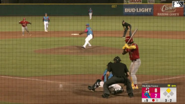 Won-Bin Cho singles on a ground ball to right fielder Braedon Karpathios. Ryan Campos scores.