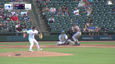 Caleb Cali homers (12) on a fly ball to left field.