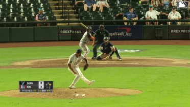 César Salazar homers (3) on a line drive to left center field. Lucas Spence scores.