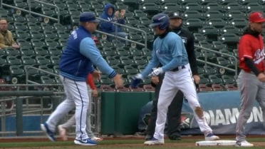 Drew Waters hits for the cycle