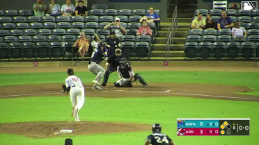 Luke Pelzer singles on a ground ball to shortstop Josh Hood. Justin Johnson scores. Alberto Rodriguez to 3rd.