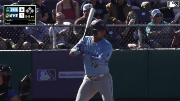 Kenny Castillo homers (3) on a fly ball to left center field.