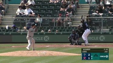 Brennen Davis homers (8) on a fly ball to left center field.