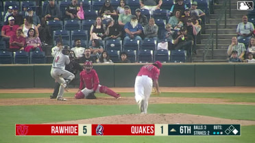 Kayson Cunningham singles on a line drive to right fielder Lucas Ramirez. Pedro Catuy scores.