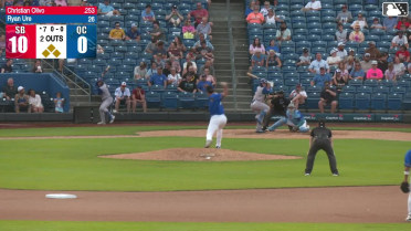 Kane Kepley singles on a ground ball to second baseman Angel Acosta. Justin Stransky scores.