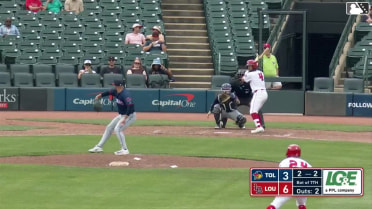 Michael Chavis homers (7) on a fly ball to right field. Blake Dunn scores. Edwin Arroyo scores.