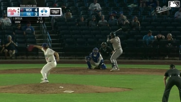 Jorel Ortega out on a sacrifice fly to center fielder Mike Sirota. Kala'i Rosario scores.