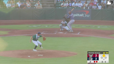 Sebastian Walcott singles on a line drive to left fielder Tirso Ornelas. Orlando Martinez scores.