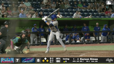 Justin King In play, run(s) to Karson Simas