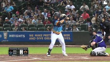 Trenton Brooks singles on a line drive to right fielder Jordan Beck. Joey Loperfido scores. Shay Whitcomb to 2nd.