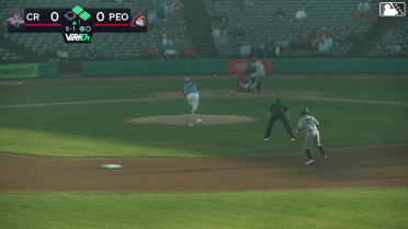 Khadim Diaw doubles (8) on a sharp line drive to left fielder José Suárez. Brandon Winokur scores. Eduardo Tait scores. Yasser Mercedes to 3rd.