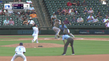 Charlie Pagliarini homers (8) on a fly ball to right center field. Bill Knight scores.