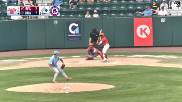 Johnathon Thomas homers (3) on a fly ball to left field. Caleb Farmer scores.