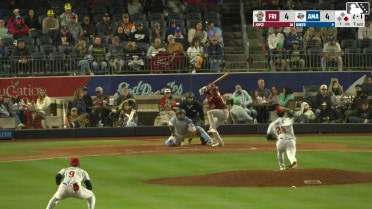 Corey Joyce singles on a ground ball to left fielder Gavin Conticello. Keith Jones II scores. John Taylor out at home on the throw, left fielder Gavin Conticello to catcher Adrian De Leon. Marcus Lee Sang to 2nd.