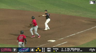 Pensacola's unorthodox double play