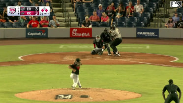 Sabin Ceballos out on a sacrifice fly to center fielder Seth Stephenson. Dakota Jordan scores.