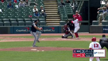 Junior Fernández In play, run(s) to P.J. Higgins