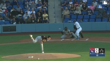 Emil Morales homers (4) on a fly ball to right field.