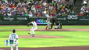 Jose Salas homers (4) on a fly ball to right field. Jacob McCombs scores.