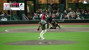 Carlos Rodríguez singles on a ground ball to left fielder Donovan Walton. Marcos Castañon scores. Clay Dungan to 3rd.