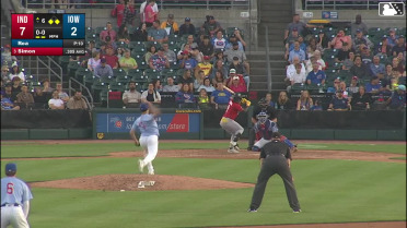 Ronny Simon doubles (17) on a ground ball to right fielder Chas McCormick. Termarr Johnson scores. Shawn Ross to 3rd.