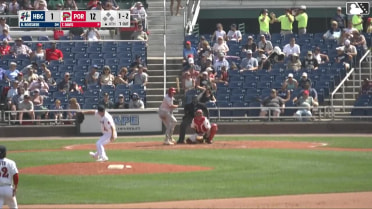 Branden Boissiere homers (5) on a fly ball to right center field.